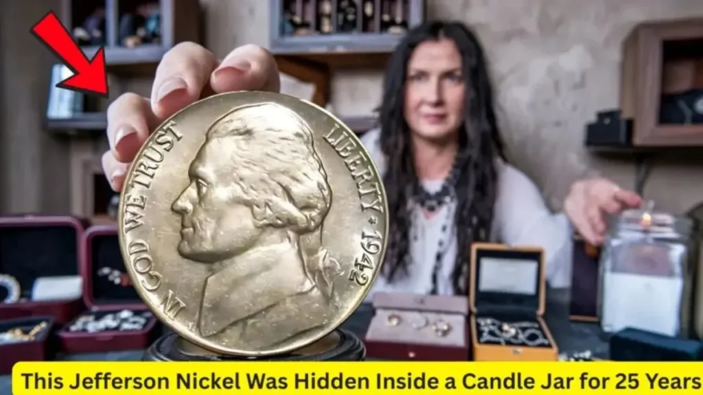 This Jefferson Nickel Was Hidden Inside a Candle Jar for 25 Years