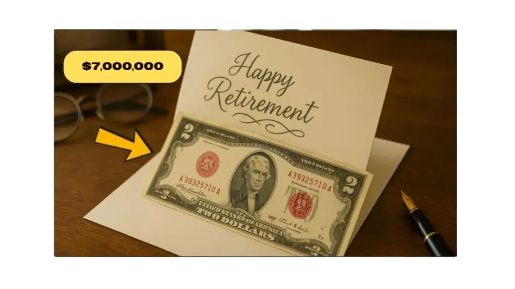 This $2 Bill Discovered In A Retirement Card Is Now Valued At Over $7,000,000